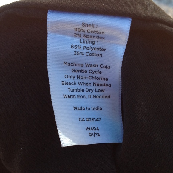 Talbots Women 10 Petite Skirt Fully Lined Floral - Picture 5 of 5